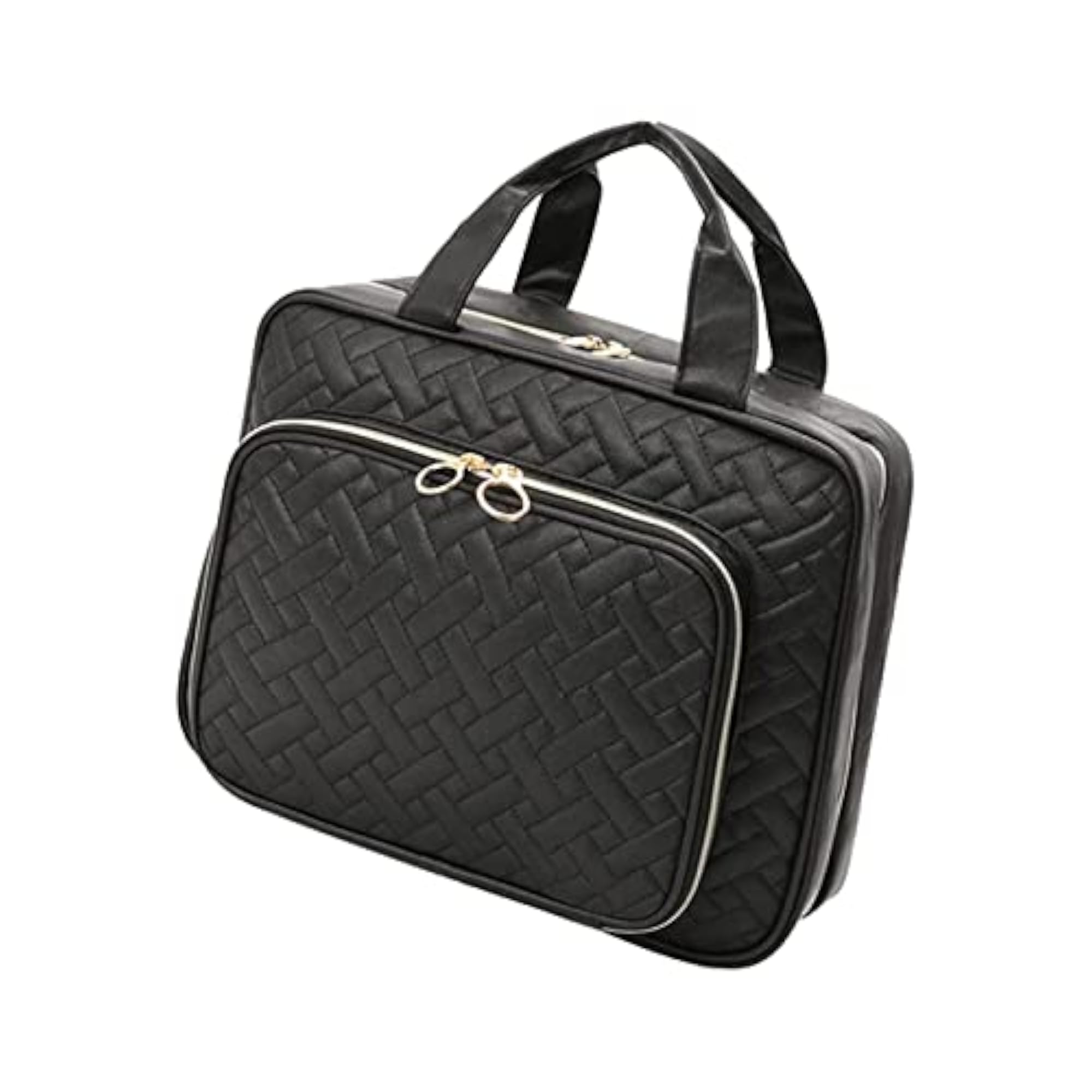 Portable Toiletry Bag for Girls, Black
